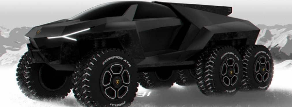 Lamborghini Raton – новый брутальный внедорожник независимого дизайнера