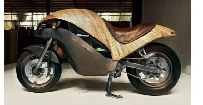 Филиппинцы построили бамбуковый мотоцикл