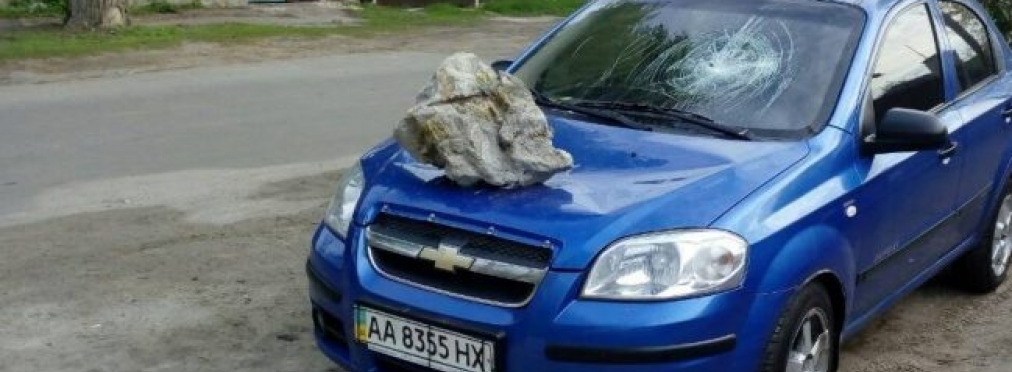 В Украине «героя парковки» наказали «метеоритом»