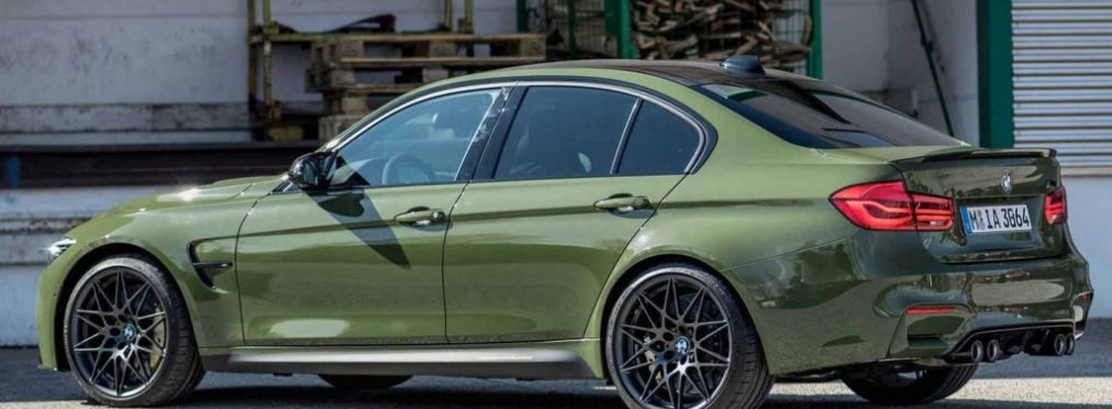 BMW презентовала лимитированную M3 Urban Green