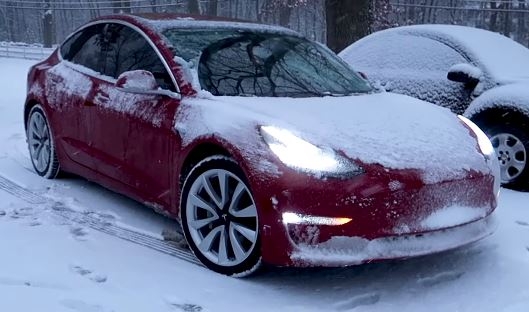 Как влияет на батарею Tesla Model 3 10-дневный простой на морозе
