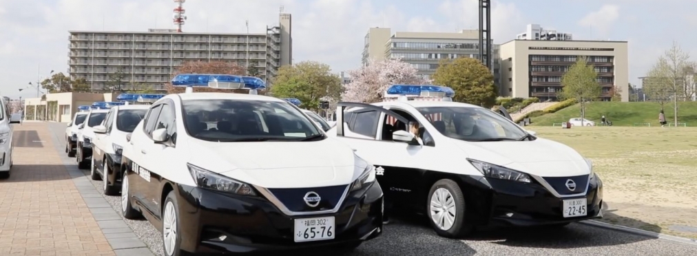Полицейские пересели на Nissan Leaf