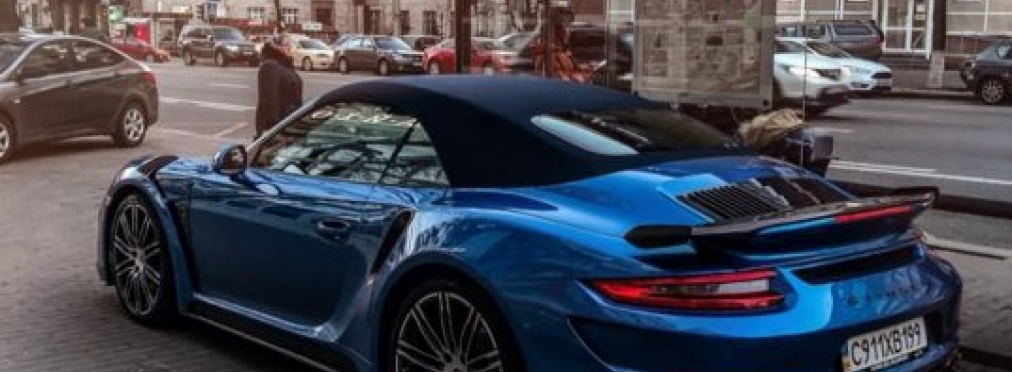 Экстремальный суперкар Porsche получил украинские номера
