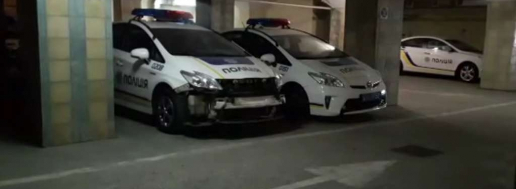 В Украине обнаружен склад разбитых полицейских Toyota