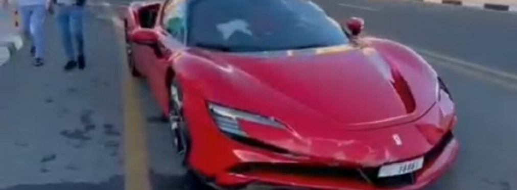 Украинец попал в ДТП на Ferrari за миллион долларов