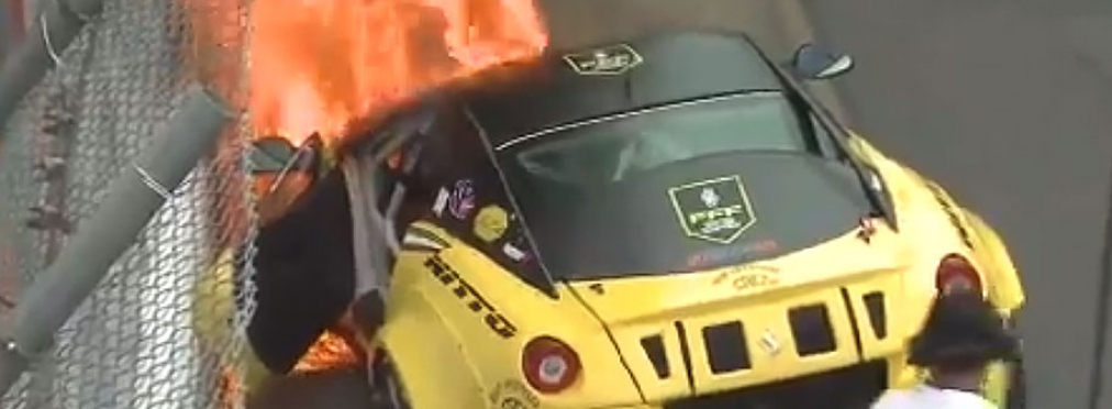 Уникальный дрифт-кар Ferrari не «пережил» свою первую гонку