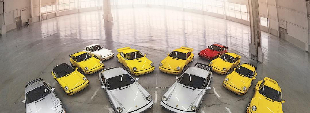Коллекцию из 12 редких Porsche выставили на торги