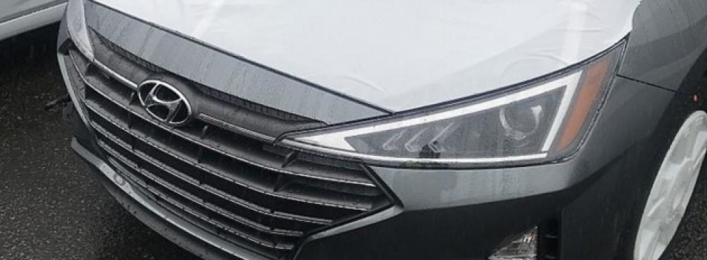 Рестайлинговый Hyundai Elantra без камуфляжа «засветился» на камеру