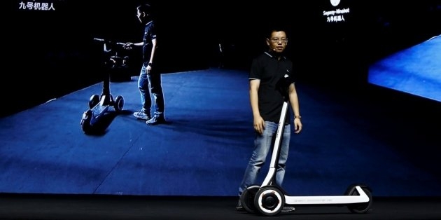 В Китае представили самокат-беспилотник