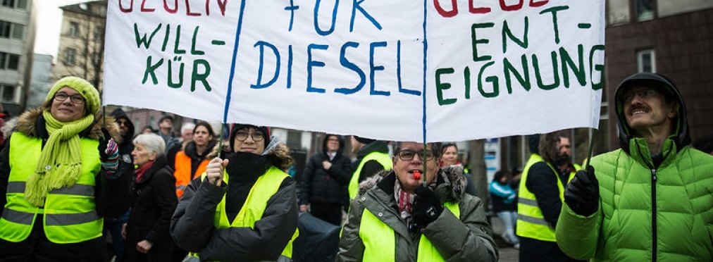 Немецкие «желтые жилеты» против запрета дизельных автомобилей