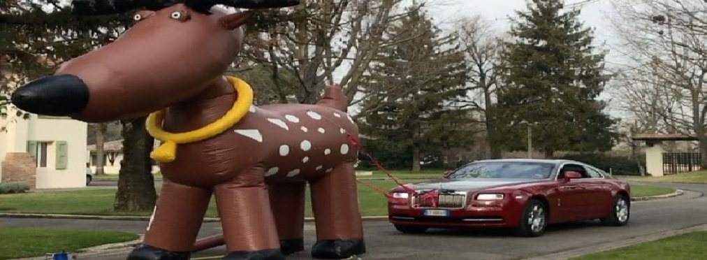 Из Rolls-Royce сделали «сани» Санта-Клауса