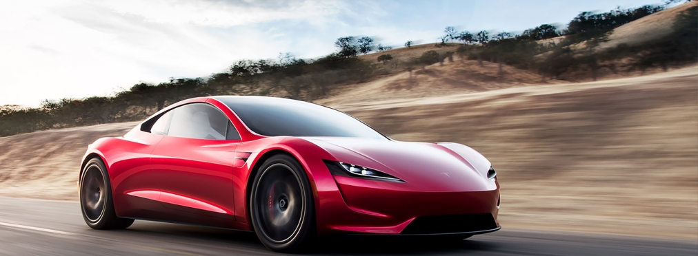 Tesla показала сверхбыстрое ускорение суперкара Roadster на видео