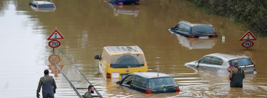 Словакия боится наплыва утопленных автомобилей из Германии, Бельгии и Нидерландов
