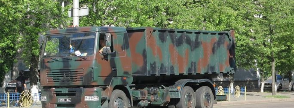 В Украине замечены интересные военные грузовики