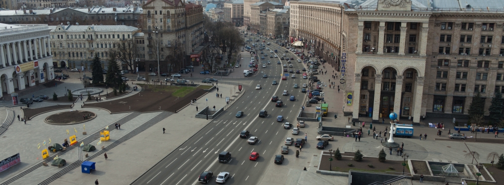 Обезумевший велосипедист проехался по встречке в центре Киева