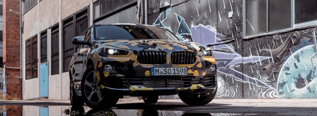 Тестовый прототип BMW «одели» в «боевой» камуфляж