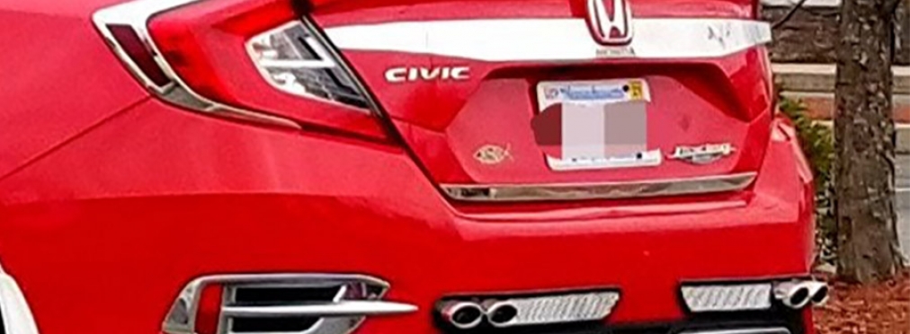 В Сети показали самый странный тюнинг Honda Civic