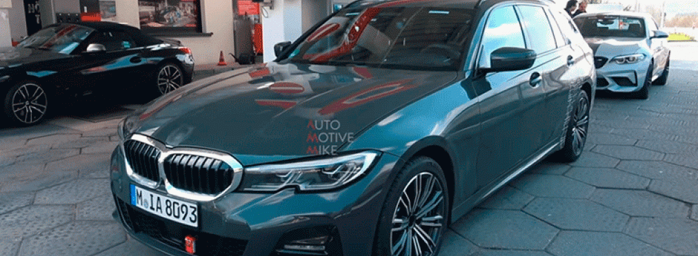 В сети оказались первые фотографии универсала BMW 3 серии