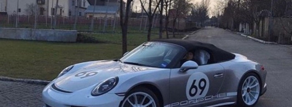 В Украине засветился крутой Porsche за 300 тысяч евро