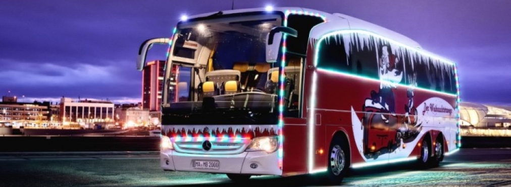 Автобус к Рождеству от  Mercedes-Benz