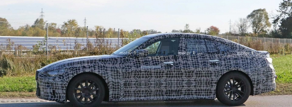Предсерийный прототип BMW i4 замечен во время испытаний