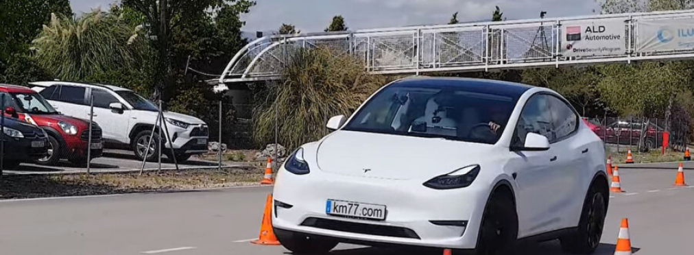 Tesla Model Y «сдала» лосиный тест на отлично