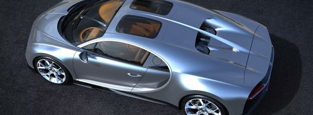 Bugatti Chiron оснастили панорамной крышей