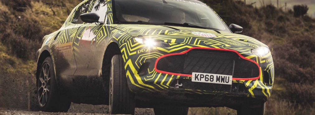 Aston Martin показал кроссовер DBX в камуфляже