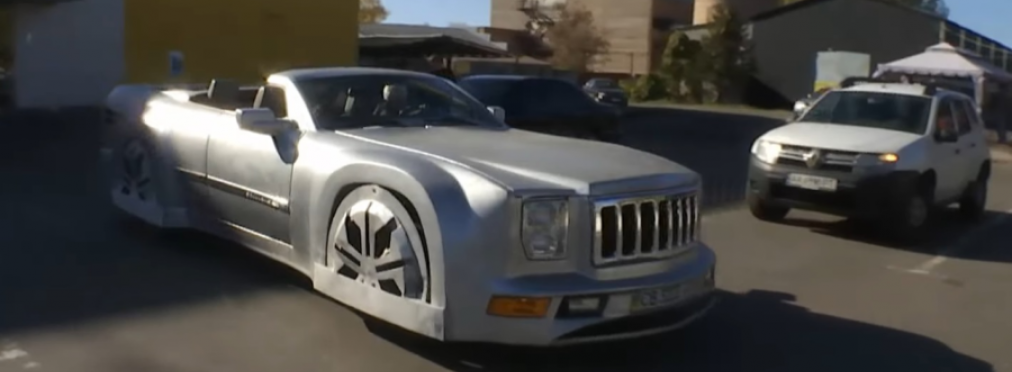 Украинец создал автомобиль, аналогов которому нет в мире (видео)