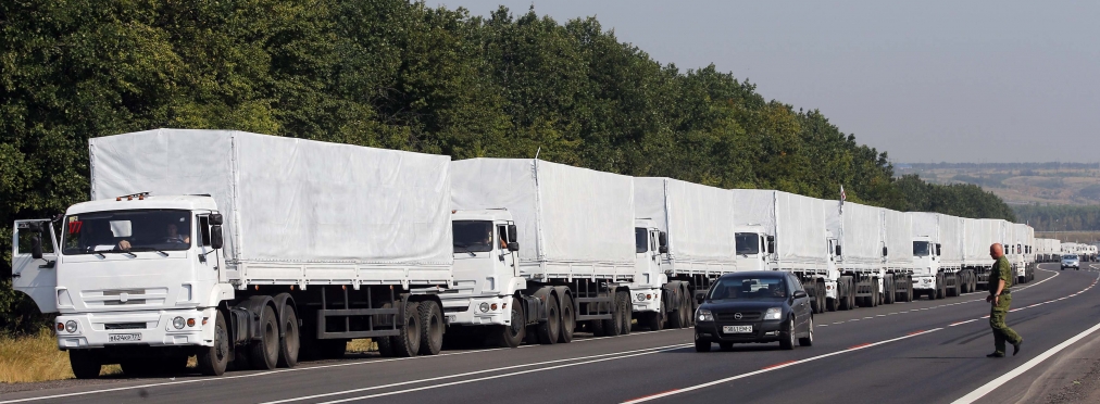 На границе с Донецком многокилометровые пробки