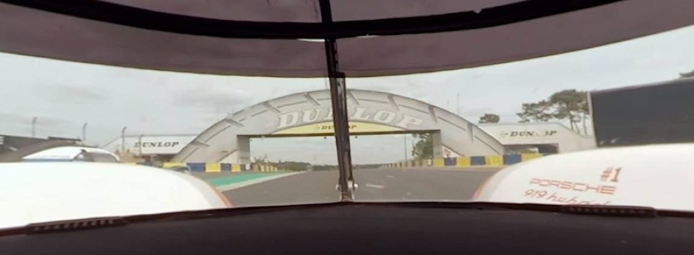 Круг трассы «24 часов Ле-Мана» показали из кабины Porsche в 360 градусах