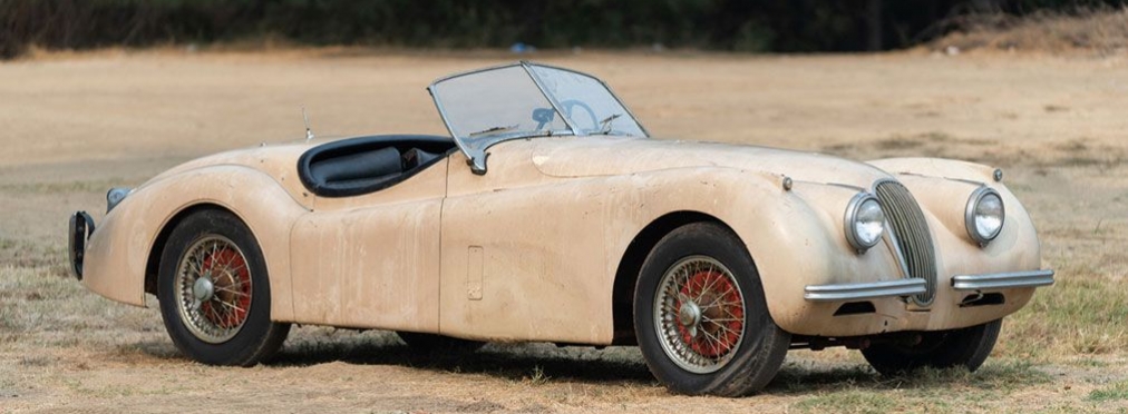 Нашли в сарае: на аукцион выставлен 66-летний спорткар Jaguar