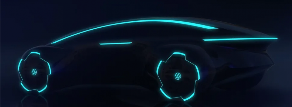 Volkswagen показал электрический флагман Project Trinity на тизере