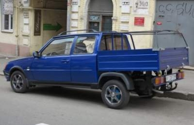 Уникальный пикап «Таврия» колесит по улицам украинской столицы