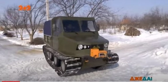 Украинец создал вездеход: машина поедет в любую погоду (видео)