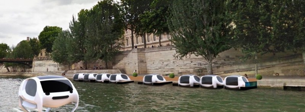 В Париже появилось «парящее в воздухе водное такси»