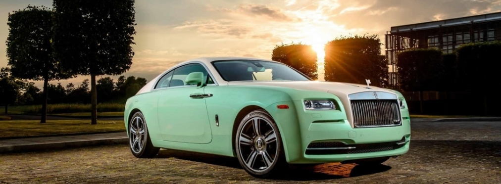 Зеленая жемчужина: Уникальный Rolls Royce Wraith