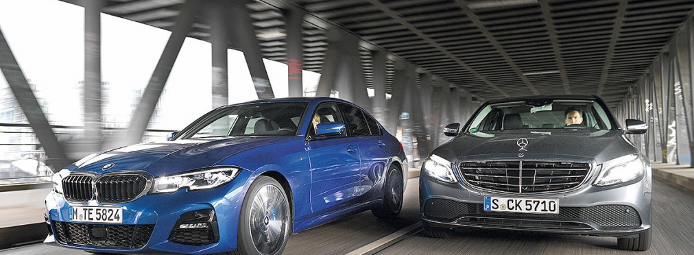 «Вечное противостояние»: новая «тройка» BMW против Mercedes-Benz С-класса