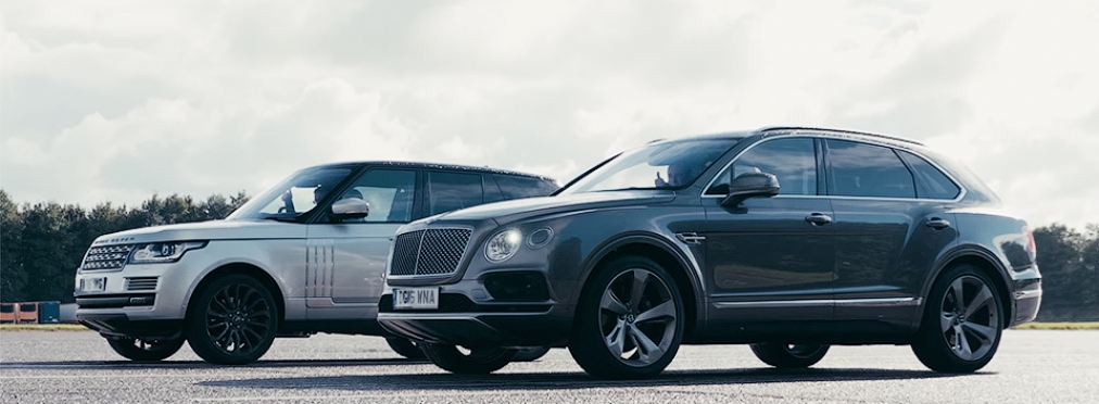 Bentley vs Range Rover: «невероятный» тест-драйв на скорость